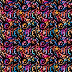 Watercolor inspiration seamless wave pattern N4