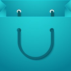 Vector modern shooping bag background N2