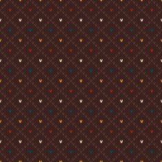 Vintage Knitted Seamless Pattern in Fair Isle style Hipster Sweater