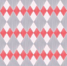 seamless geometric rhombus scribble pattern