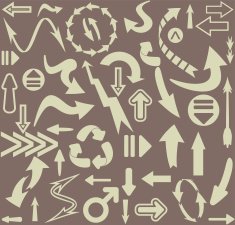 Arrows seamless pattern N4