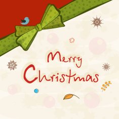 Greeting card design for Merry Christmas celebration N2