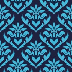 seamless damask pattern N19