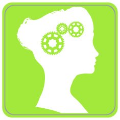 Vector silhouette of a woman N705