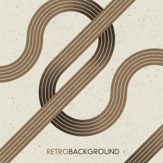 Intersecting lines Retro background vector EPS10