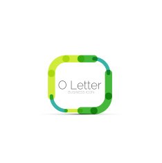 Minimal font or letter icon design N86