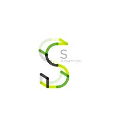 Minimal font or letter icon design N87