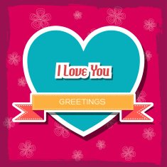 happy valentine's day background cards concepts Vector illustration design N15
