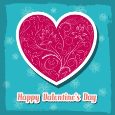happy valentine's day background cards concepts Vector illustration design N16