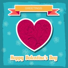 happy valentine's day background cards concepts Vector illustration design N18