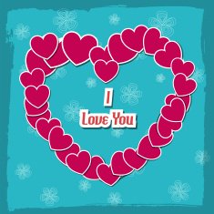 happy valentine's day background cards concepts Vector illustration design N23