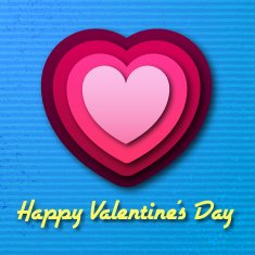 happy valentine's day background cards concepts Vector illustration design N24