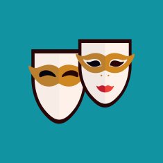 Carnival masks Venice Icon N3