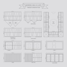 Wardrobe and walk in closet Furniture Icon