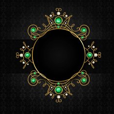 Jewellery black frame