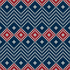 Winter Holiday Seamless Knitting Pattern N7