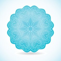 Vintage background with bright colors mandala N7