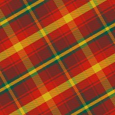 vector pattern Maple Leaf tartan