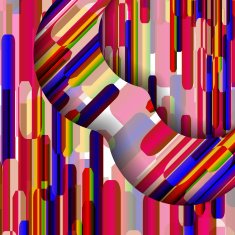 Abstract pattern of lines N49