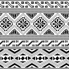 Ethnic ornamental textile seamless pattern N4