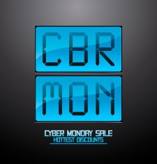 Cyber monday discounts flip clock