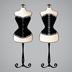Corset on female mannequin N3 free image download
