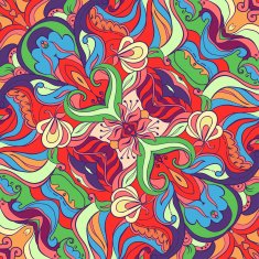 Vector Ornament of seamless Pattern N4