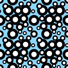 Seamless Pattern Abstract Psychedelic Art Background Vector Il N7