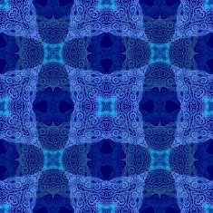 Seamless decorative pattern in arabic style for christmas decoration