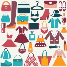 clothes and accessories vintage icons N2