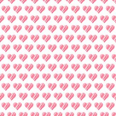 Romantic seamless pattern with hearts Beautiful vector illustration N5