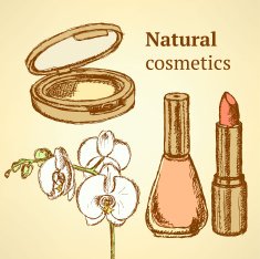 Sketch beauty equipment with orchid N2