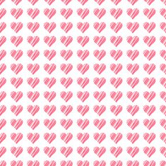 Romantic seamless pattern with hearts Beautiful vector illustration N6