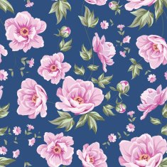 Elegant seamless peony pattern N2