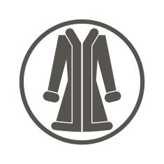 Apparel and clothing vector icon