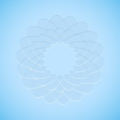 abstract blue floral pattern background N3