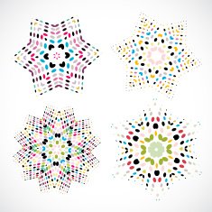 set of polka dot pattern