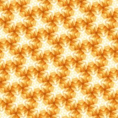 abstract orange floral pattern background