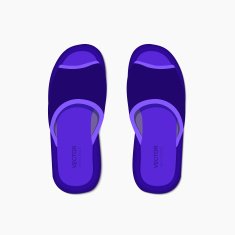 Vector modern flippers on gray bakground N2