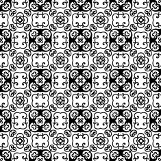 Ornamental wallpaper pattern N35
