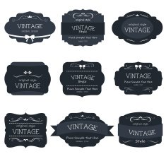 vintage-style-label retro