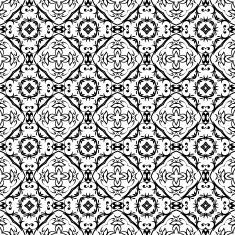 Ornamental wallpaper pattern N40