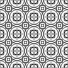 Ornamental wallpaper pattern N42