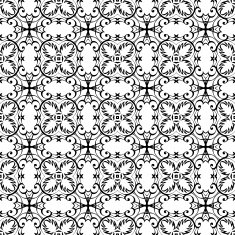 Ornamental wallpaper pattern N45