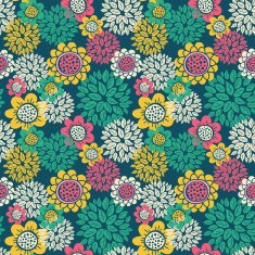 Vintage floral seamless pattern N17