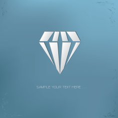 Diamond symbol vector