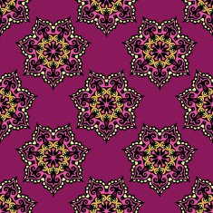 Abstract floral vector background seamless