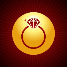 Diamond Ring Symbol N4