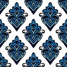 damask seamless vector floral N5