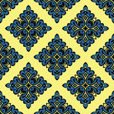 Seamless vector floral pattern N7